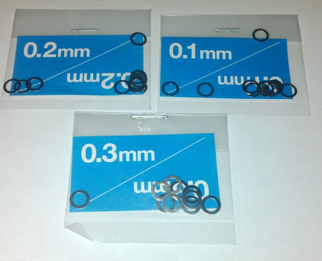 Tamiya TRF801XT - Diff Shim Set (3 sizes)