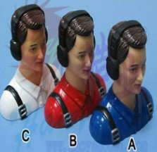 Haoye 1/6 Civil Pilot Figure 68x70mm (Blue)