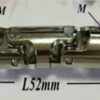 Haoye Steel Shaft Double Coupler (4 to 4mm)