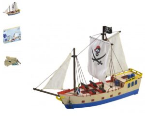 Wooden Building Kit - PIRATE SHIP (325mm)