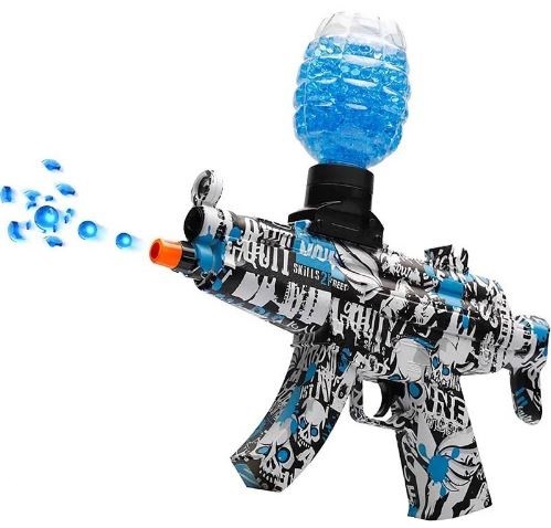 Cross Fire – Mini MP5 Gel Blaster – Blue/White