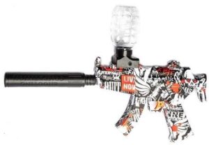 Cross Fire – Mini MP5 Gel Blaster – Red/White