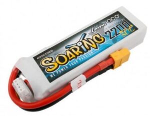 Gensace Soaring 2200mAh, 11.1V Lipo Battery (30C)