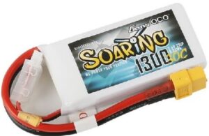 Gensace Soaring 1300mAh, 7.4V Li-Po Battery (30C)