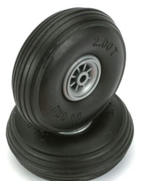 Du-Bro Treaded Wheels  2" (2pc)