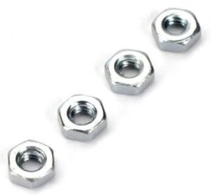 DuBro Hex Nuts 2.0mm (4pc)