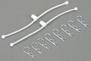 Du Bro - Body Clip & Retainers (White)