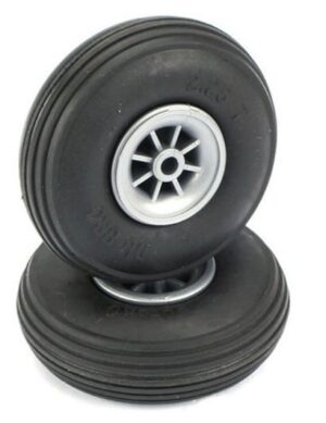 Du-Bro Treaded Wheels  2-1/4" (2pc)