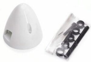 Du-bro Spinner White  2-1/4"