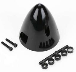 Du-bro Spinner Black 2-1/4"