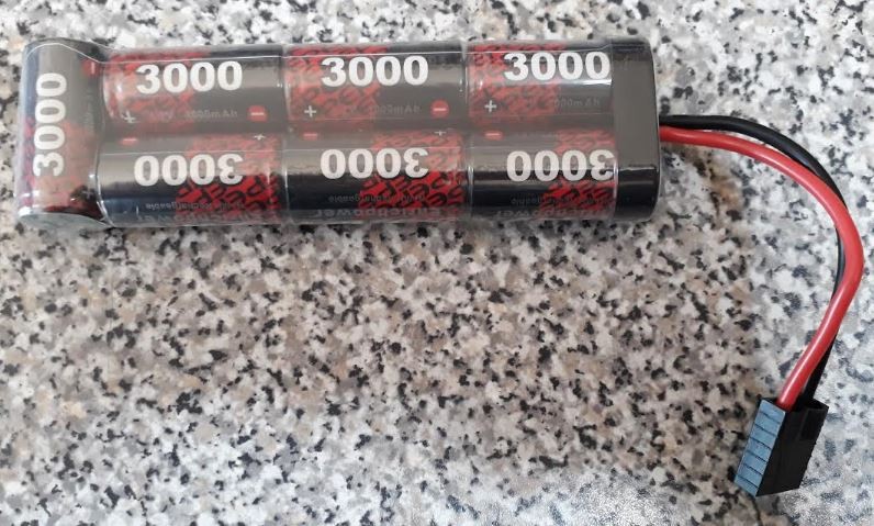 Enrich Power 3000mAh, 8.4V NiMH Battery Flat Pack