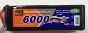 EnrichPower 6000mAh, 11.1V Lipo Battery (35C)