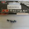 FS Racing Hex Grub Screws M3x3mm (8pc)