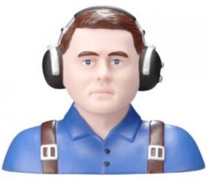 Great Planes Scale Pilot Figure 1/3 Blue