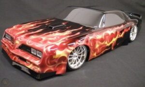 Drifting 1978 Pontiac Firebird Clear Shell 1/10 (200mm)