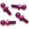 HPI Purple Ball Set 4.7 x 14mm (4pc)