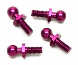 HPI Purple Ball Set 4.7 x 14mm (4pc)