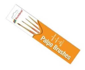 Humbrol Sable Hair Palpo Brushes (4pc)