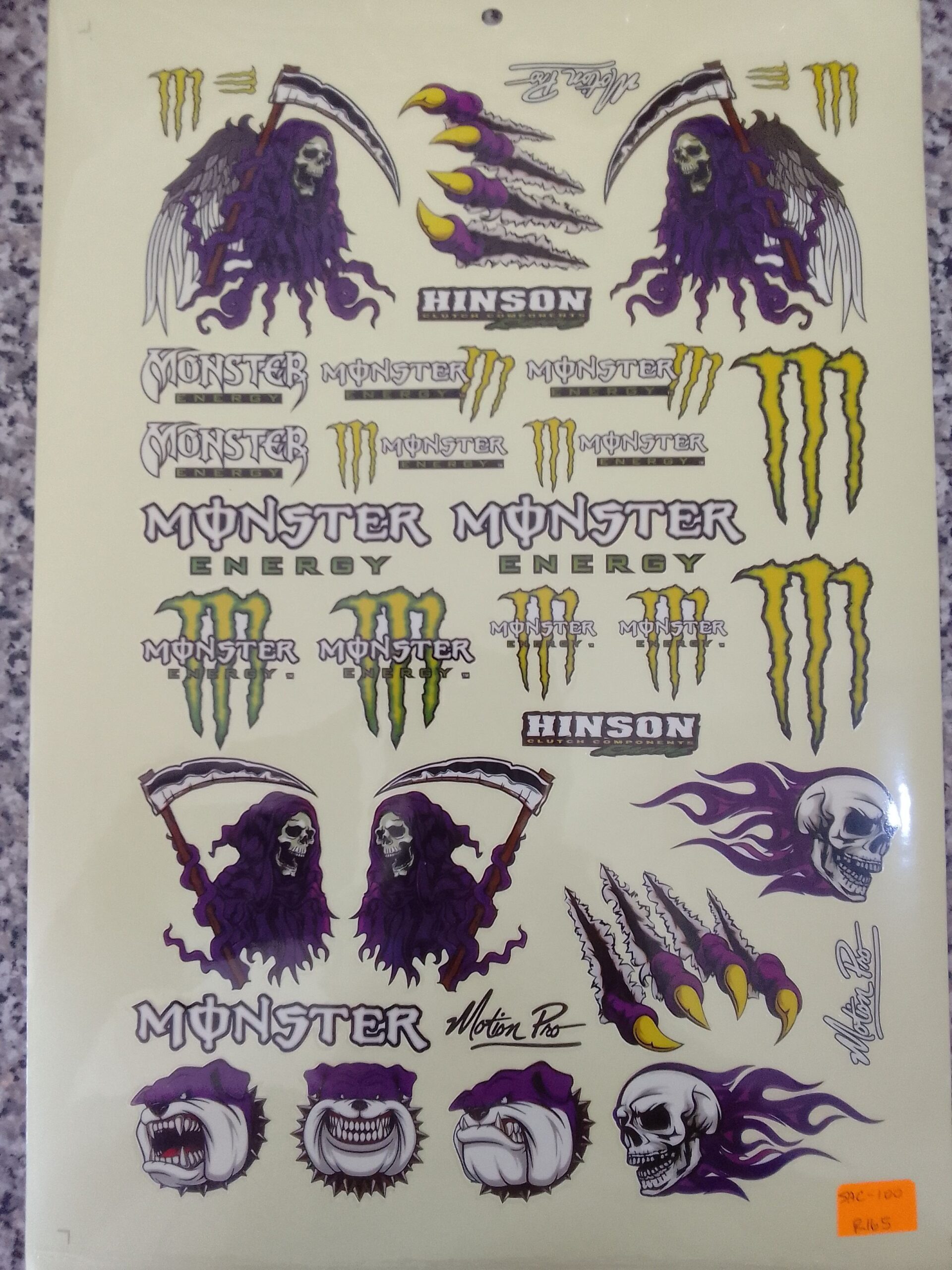 RC Car Sticker/Decal Sheet