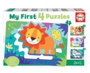 Jungle Animals -My First 4Puzzles (5,6,7,8  pc ) 2j +