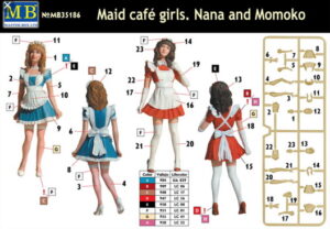 Master Box Maid Cafe Girls 1/35 (2pc)
