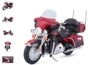 Maisto Die-Cast HARLEY DAVIDSON 2013 FLHTK ELECTRA GLIDE ULTRA LIMITED - RED (1/12)