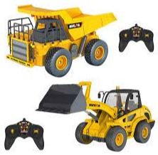 Huina RC 2 in1 Dump Truck + Bulldozer Combo 1/24