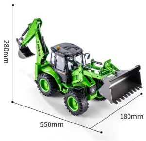 Huina 1579 RC 9Ch. Backhoe Loader 1:14