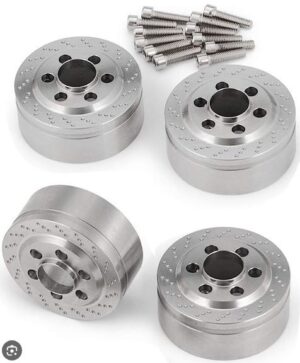 TI Wheel Weights for Axial SCX10 Beadlock 2.2" Crawler Wheels (4pc)