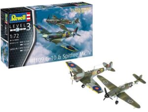 Revell COMBAT SET BF109G-10 & SPIT. MK.V KIT 1/72