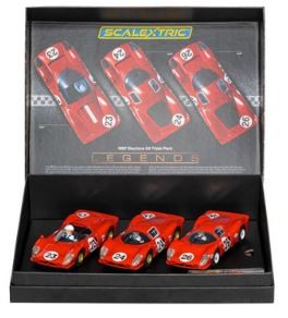SCALECTRIC 1967 DAYTONA 24 TRIPLE PACK
