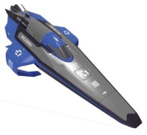 Joysway E1 Racebird Hydrofoil RTR 1:14 Blue