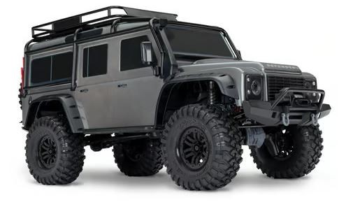 Traxxas TRX4 Crawler w/ Clipless Grey Landrover Defender Body 1/10