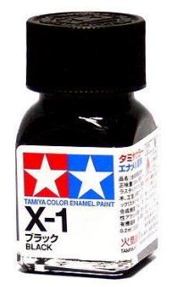 Tamiya X-1 Black Enamel (10ml)