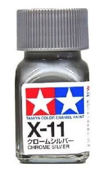 Tamiya X-11 Chrome Silver Enamel (10ml)