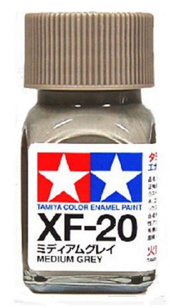 Tamiya XF-20 Medium Grey Enamel (10ml)