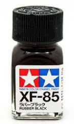 Tamiya XF-85 Rubber Black Enamel (10ml)