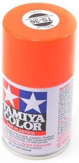 Tamiya TS-36 Flourescent Red Paint (For Hard Plastics)
