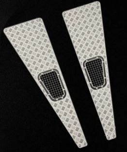Traxxas TRX-4M STAINLESS STEEL F. FENDER PLATES (2pc)