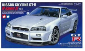 Tamiya Nissan Skyline GT-R R34 V-Spec II 1/24