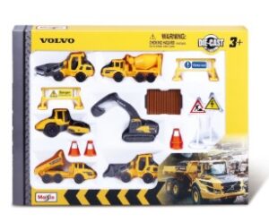 Mini Works Machines -Volvo(6 pack+ Ass.) Image may differ