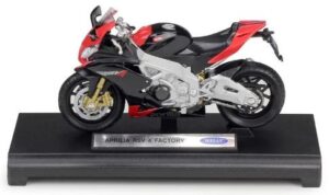 Die-Cast Aprilia RSV 4 Factory Red/Black 1/18