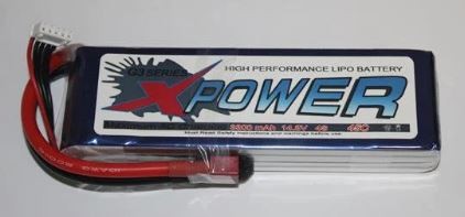 XPower 3300mAh 14.8V Lipo Battery (45C)