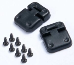 Yeah Racing TRX4 Door/Bonnet Hinges w Screws (2pc)