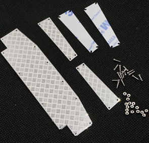 Yeah Racing Stainless Steel Front Bumper Diamond Plate