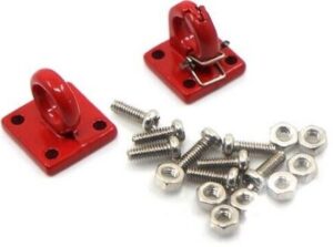 Rock Crawler Metal Lunette Ring Tow Hook (2pc)