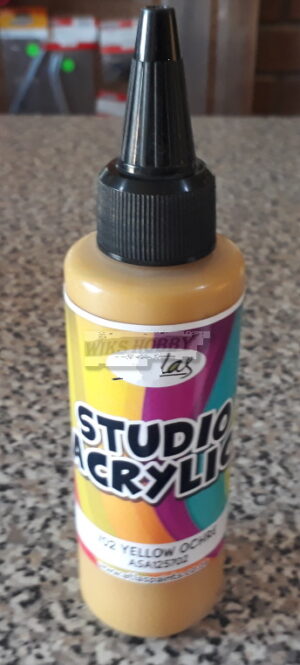Studio Acrylic - Yellow Ochre 125ml