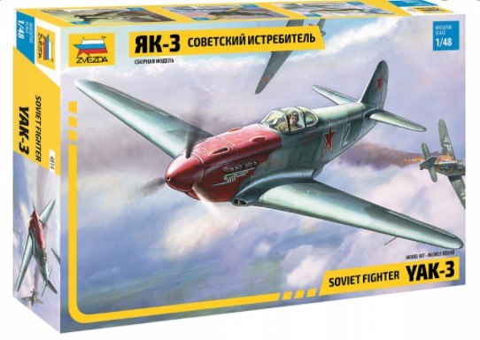 Plastic Assembly Kit - Yak-3 Soviet WWII Fighter 1/48