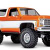 Traxxas TRX4 Crawler w/ Clipless Orange 79 Chev Blazer  Body